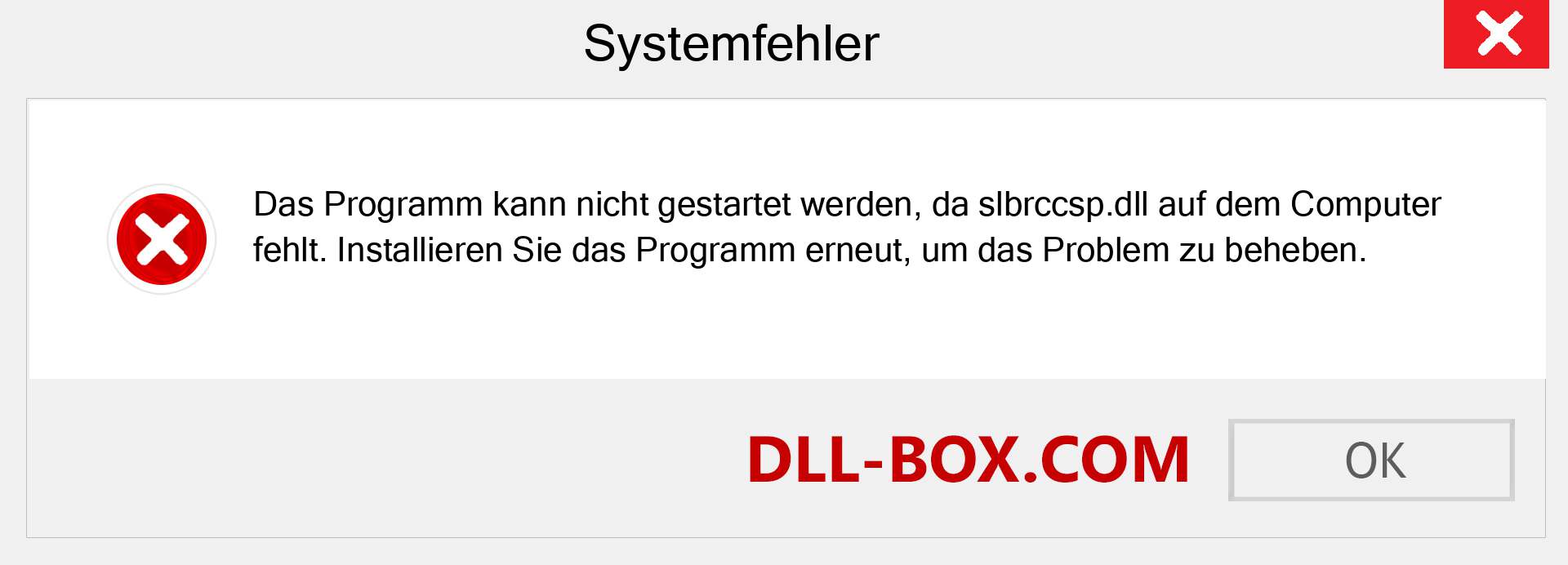 slbrccsp.dll-Datei fehlt?. Download für Windows 7, 8, 10 - Fix slbrccsp dll Missing Error unter Windows, Fotos, Bildern