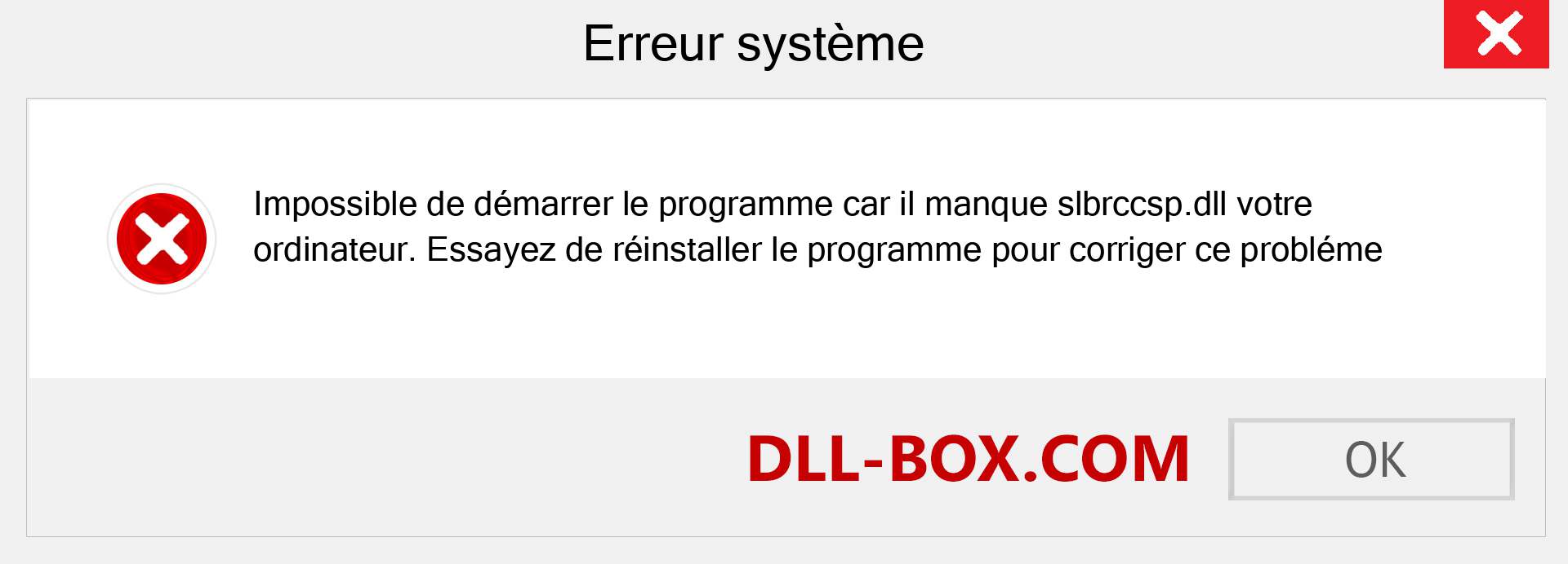 Le fichier slbrccsp.dll est manquant ?. Télécharger pour Windows 7, 8, 10 - Correction de l'erreur manquante slbrccsp dll sur Windows, photos, images